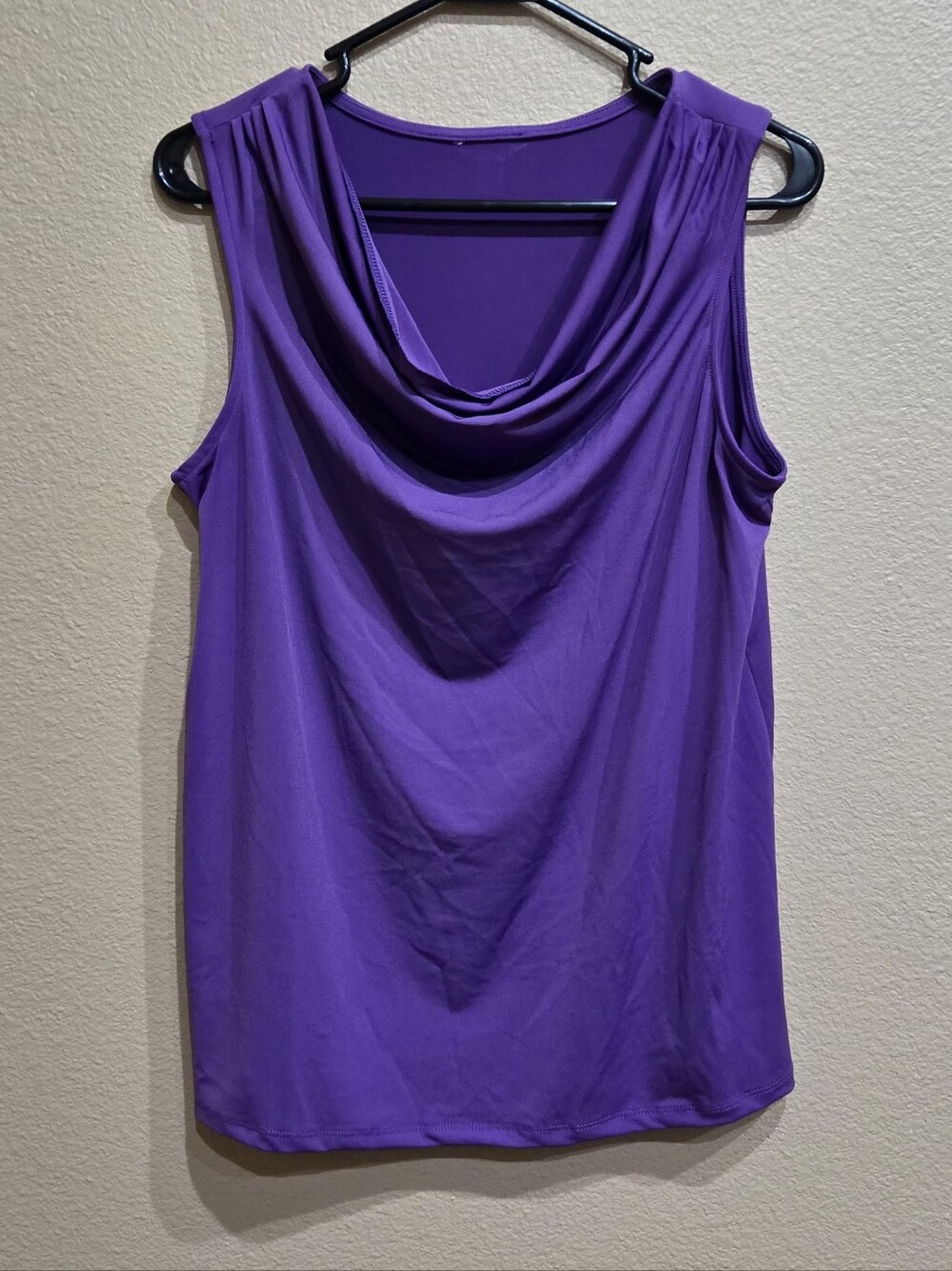Cato Purple Draped Cowl Neck Sleeveless Camisole - Picture 1 of 1